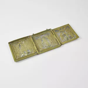 Travel icon - travel altar - brass - icon - altar - old - Picture 1 of 7
