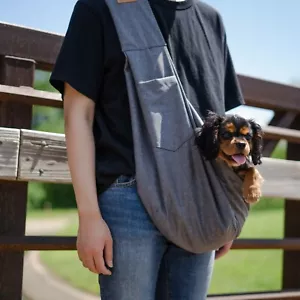 Lof Pet Sling Breathable Mesh Bag for Small Dog Travel Safe Carrier for Dogs - Picture 1 of 6