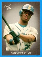 1990 Grand Slam KEN GRIFFEY, Jr.  ex-mt  Seattle Mariners