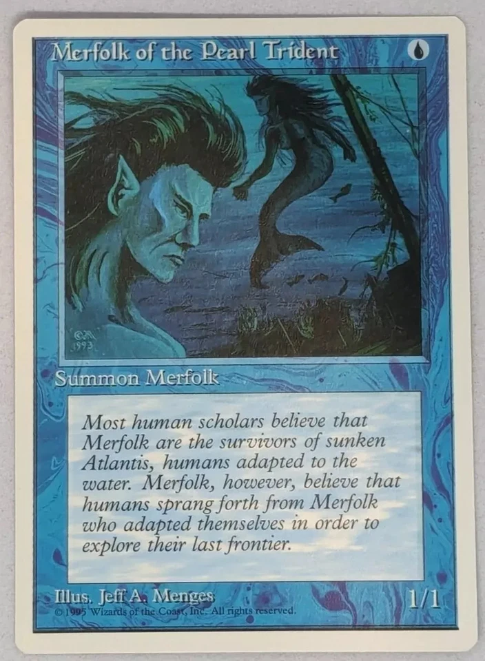 MTG Merfolk of the Pearl Trident Unlimited Regular Common - Image 1 of 1