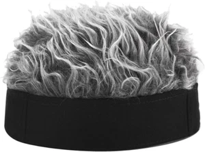Gorra de béisbol ajustable con visera para el cabello, peluca y pelos puntiagudo - Picture 1 of 12