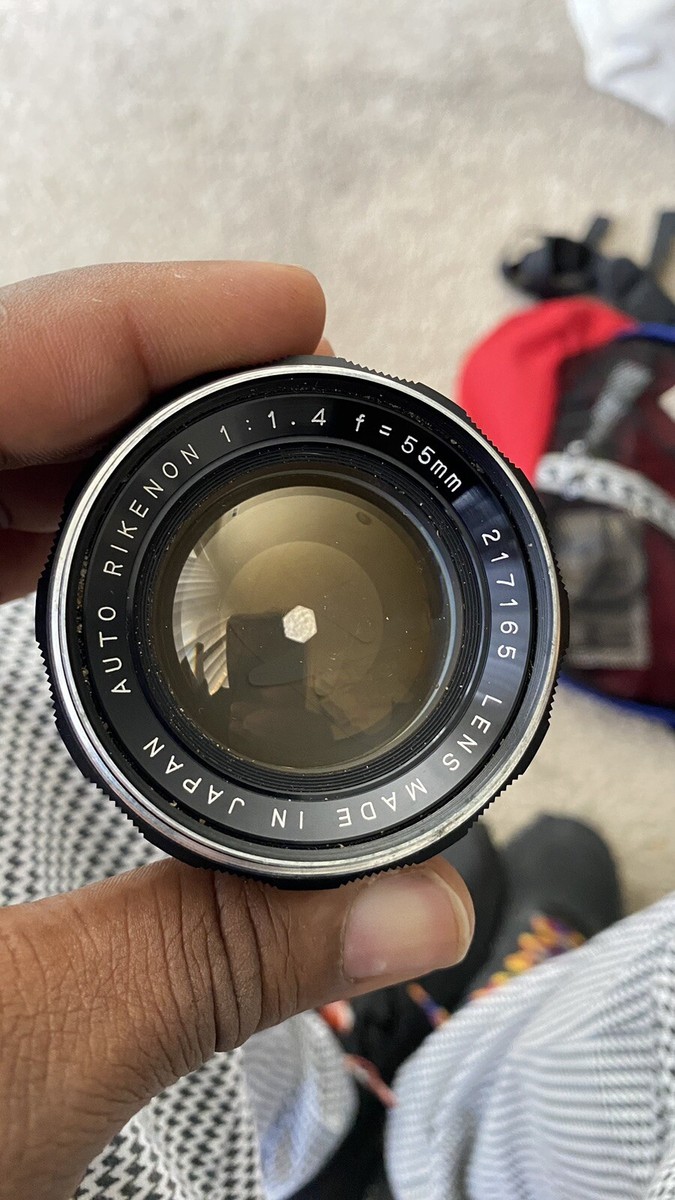 レア　RICOH AUTO RIKENON 55mm f1.4 m42マウント 返品保証】 リコー 小売 Ricoh Auto Rikenon 55mm F1.4 M42マウント