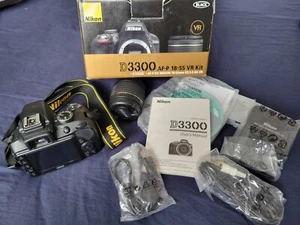 Nikon D3300 DSLR, AF-P DX Nikkor 18-55 f/3.5-5.6G VR Kit.(Immaculate Condition) - Picture 1 of 10