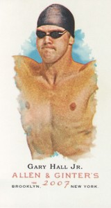 2007 Topps Allen & Ginter Baseball Mini #321 Gary Hall Jr. SP Swimming Champ