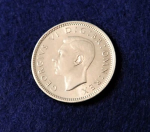1948 Great Britain 6 Pence - Beautiful Coin - See Pictures - Picture 1 of 2