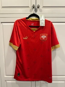 2022/23 Serbia Home Jersey Mens Medium Puma World Cup Soccer NEW w/tags - Picture 1 of 4
