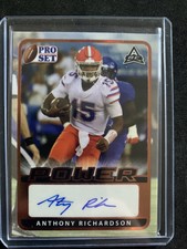 2021 Leaf Pro Set Power Anthony Richardson RXC RC Rookie Auto Autograph #BA-AR1