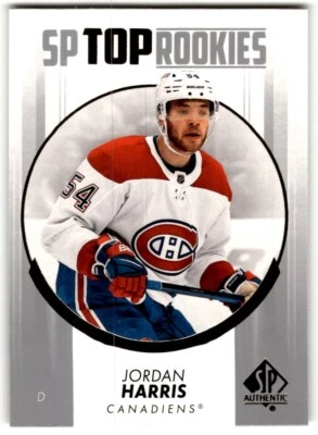 2022-23 SP Authentic Top Rookies Jordan Harris #TR-16 Montreal Canadiens - Image 1 of 2