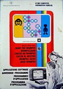 TI-99/4A -- HUNT THE WUMPUS (PHM3023 - CARTUCHO - CAJA) - Imagen 1 de 7