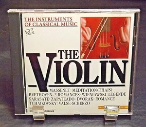 THE VIOLIN THE INSTRUMENTS OF CLASSICAL MUSIC VOL 5 - 9 SONGS CD 1990 WORKS - Imagen 1 de 5