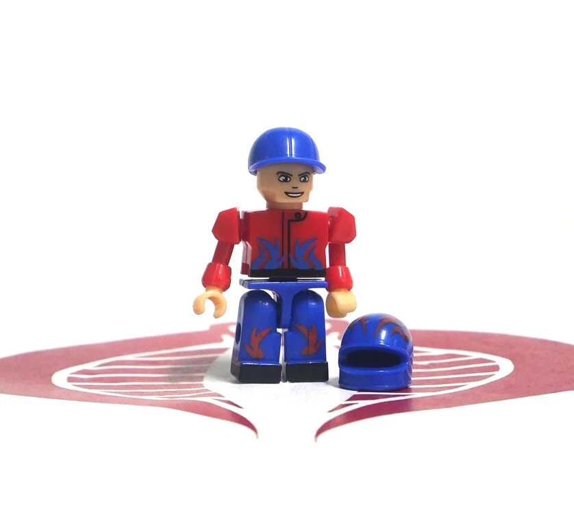 Transformers Kreon Kre-O Figure Racecar Driver Minifigure Action Figure #1 - Image 1 of 1