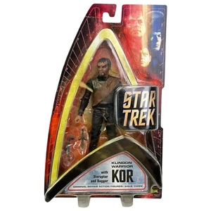 Star Trek Klingon Warrior Kor Action Figure 2004 Art Asylum New Sealed - Picture 1 of 6