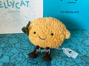 Jellycat Small Amuseables Lemon BNWT Rare HTF - Picture 1 of 4