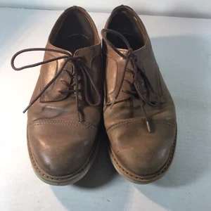 Clarks Ultimate Comfort Lt. Brown Leather Lace Up Shoes Mens Size 10.5 - Picture 1 of 11