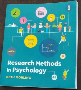 Forschungsmethoden in der Psychologie Taschenbuch Beth Morling 4. Auflage Lehrer - Bild 1 von 5
