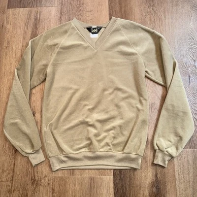 Новый из старых запасов Lee велюровая рубашка винтажный 1970-х мягкий диско хипстер мод США новый Kids мальчиков молодежи XL - Изображение 1 из 4