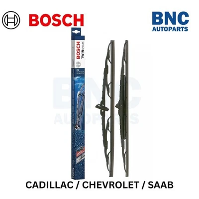 Juego de escobillas limpiaparabrisas delantero alerón Bosch Superplus para Cadillac BLS - 2006-2019 Foto 1 de 3