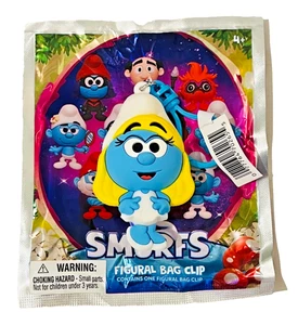 Monograma Pitufos Figura 3D Bolso Clip Abierto Bolso Ciego Pitufos Pitufos - Imagen 1 de 5