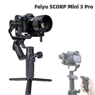 Cardán Feiyu SCORP Mini 3 Pro AI - Estabilizador de cámara de acción sin espejo para teléfono inteligente Foto 1 de 4