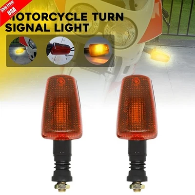 Пара задних указателей поворота для Yamaha XT350 XT600 XT550 XT250 FZ750 - Изображение 1 из 4