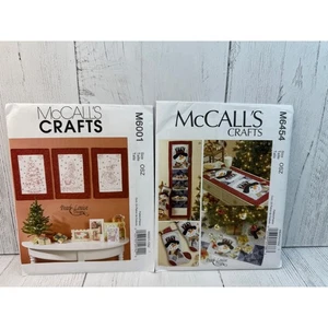 McCall's Crafts M60001 M6453 Perla Louise Muñeco de Nieve Edredón Medias Árbol Falda MÁS - Imagen 1 de 7