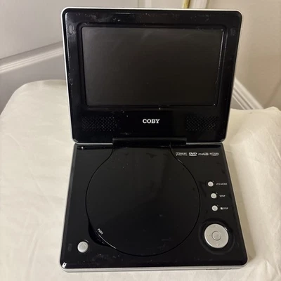 Coby TF-DVD7006 Portable DVD Player 7” Screen Grey Untested Parts - Image 1 of 3