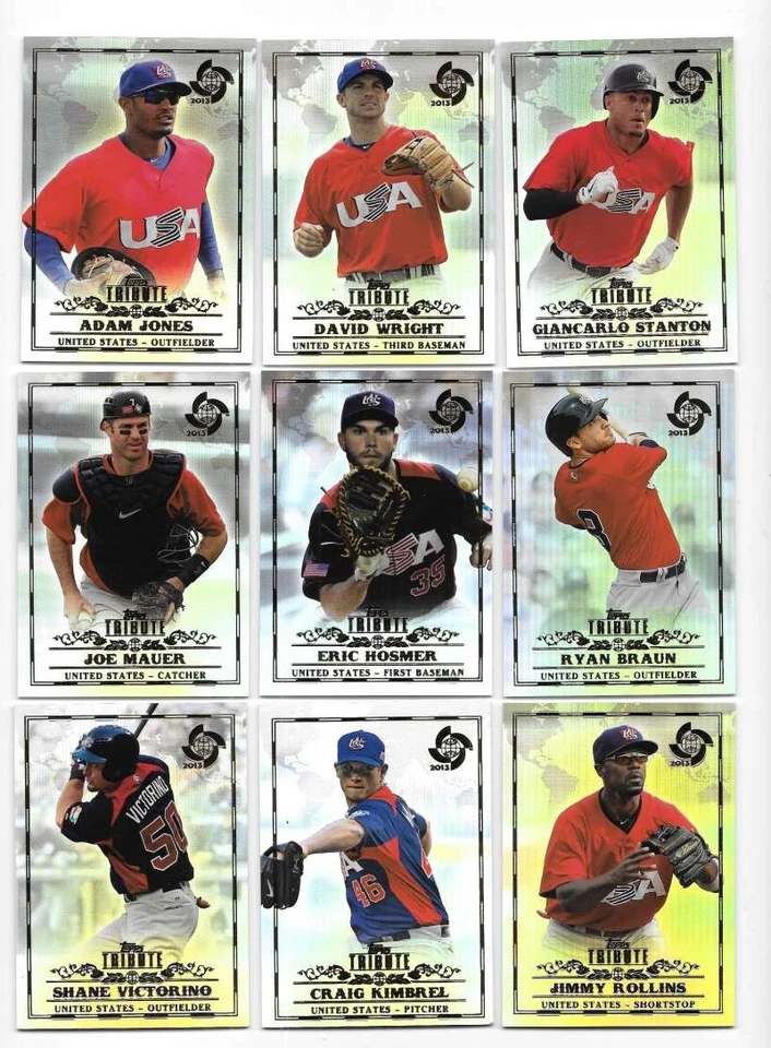 2013 Topps Tribute WBC - USA Team set  - Image 1 of 1