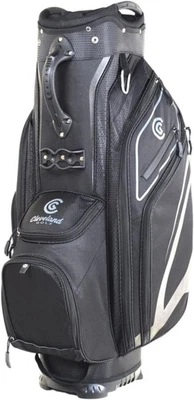 NUEVO Carro de golf Cleveland Golf CG ligero negro/negro 14 vías superior bolsa Foto 1 de 3