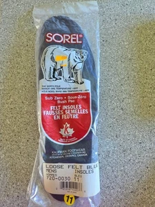 Sorel Sub Zero Filz Einlegesohlen Herren Gr. 11 Kaufman Neu Kanada - Bild 1 von 5