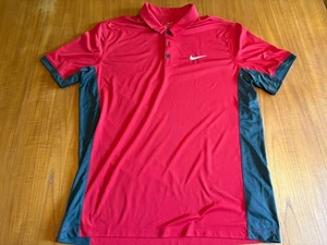 Nike Dri-Fit Golf Men’s XL Red And Gray - Excellent - Picture 1 of 4