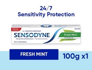 Pasta de dientes 10 X 100G Sensibility SENSODYNE sabor fresco como nuevo original - Imagen 1 de 15