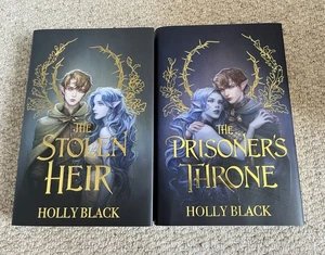Fairyloot The Stolen Heir & The Prisoner's Throne Set Holly Black Gilded Edges - Picture 1 of 11