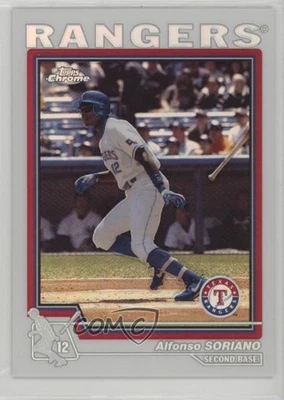 2004 Topps Chrome Refractor Alfonso Soriano #350 - Image 1 of 2
