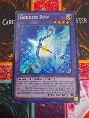 Yu-Gi-Oh! TCG Goddess Bow DRL2-EN011 Secret Rare 1st Edition Near Mint a1/ - Image 1 of 4