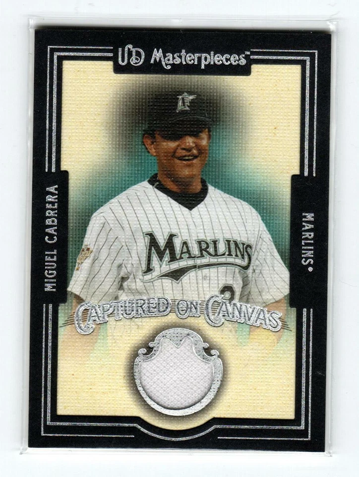 2007 UD Masterpieces Captured on Canvas #MC Miguel Cabrera (ref 152499) - Image 1 of 1