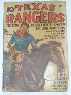 US Pulp – TEXAS RANGERS October 1936 – First Issue - Image 1 of 4