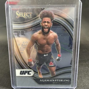 2021 SELECT UFC ALJAMAIN STERLING OCTAGONSIDE CARD SP - Picture 1 of 2