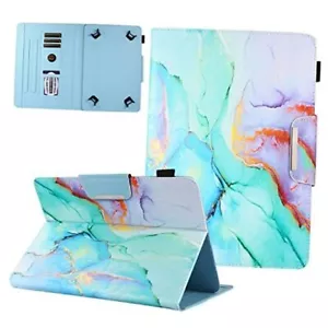 10 Inch Tablet Case, Universal 10 10.1 Inch Android Tablet Cover, Green Marble - Picture 1 of 8
