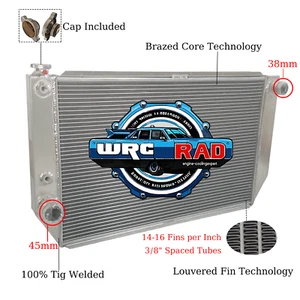 Aluminum Radiator For Ford Falcon XC XD XE XF V8 6Cyl AT MT 1979-1986 80 81 82 - Picture 1 of 7