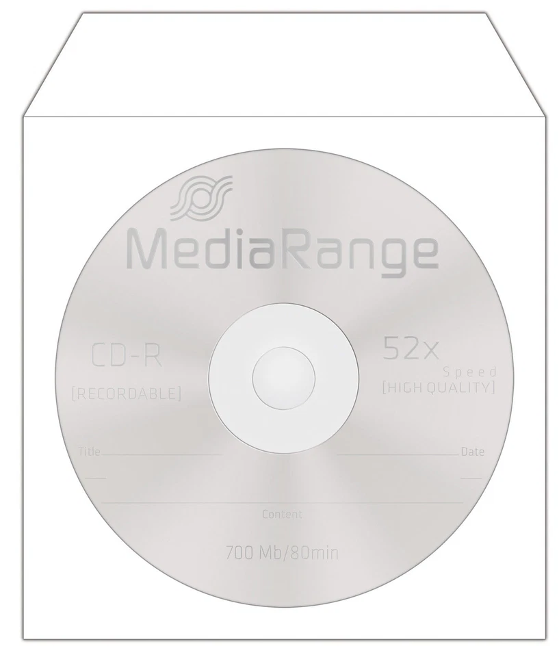 100-2000 Papierhüllen mit Fenster Papiertasche Box für CD DVD Blu-Ray Rohlinge - Bild 1 von 3