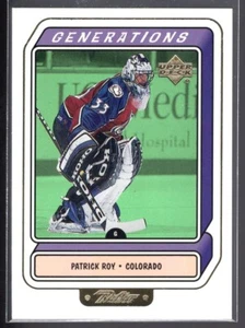 1999-00 Upper Deck Retro Generation #G3B Patrick Roy - Picture 1 of 2