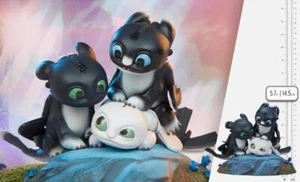 Dart, Pouncer, and Ruffrunner How to Train Your Dragon Statues by Sideshow Colle - Picture 1 of 15