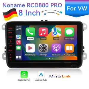 Autoradio stereo 8" RCD330 RCD360 RCD880 PRO Carplay Android per VW Golf - Foto 1 di 15