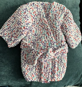 Handgefertigter Baby Plüsch Morgenmantel Bademantel Babygeschenk Maschinenwäsche - Bild 1 von 7