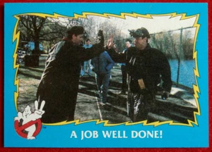 GHOSTBUSTERS II - Card #43 - A JOB WELL DONE! - TOPPS 1989 - Picture 1 of 2