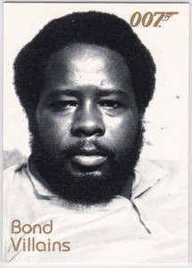 JAMES BOND IN MOTION VILLAINS F59 EARL JOLLY BROWN AS WHISPER LIVE AND LET DIE