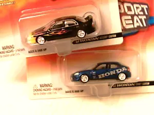 JOHNNY LIGHTNING 2002 IMPORT HEAT HONDA ACCORD C. & HONDA CIVIC C. - Picture 1 of 2