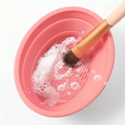 Etercycle Foldable Silicone Makeup Brush Cleaner Bowl for Brushes & Sponges UK