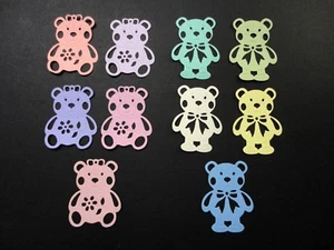 Teddy Bear Die Cut - Pkt 10 - Picture 1 of 1