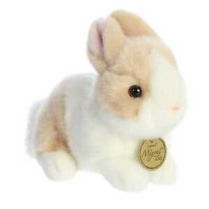 Aurora - Miyoni - 7.5" Baby Bunny - Ginger and White Adorable Stuffed Animal
